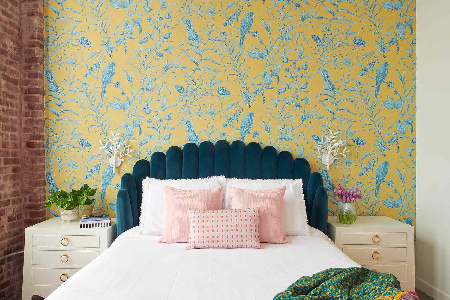 Commercial wallpaper installation